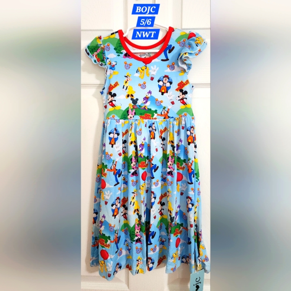 Bamboo Mickey Mouse Clubhouse Twirl Dress